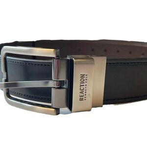 Men’s Kenneth Cole Reaction Reversible Black/Brown Faux Leather Belt